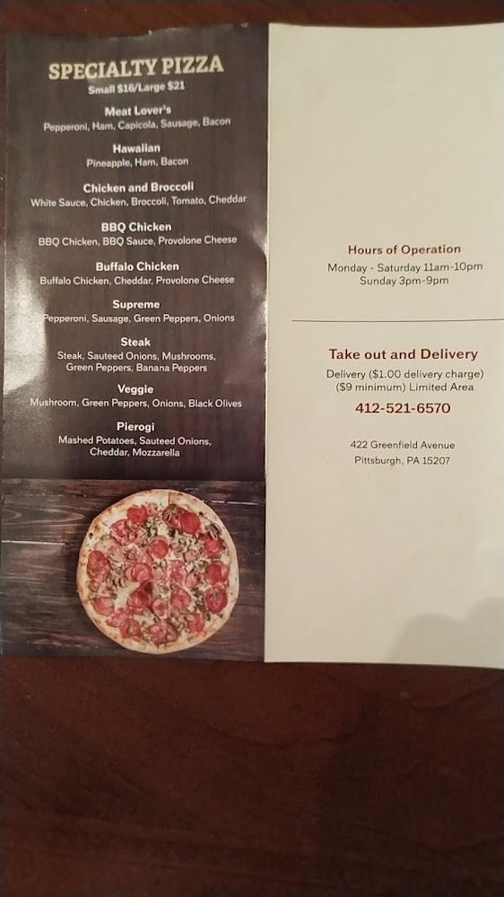 Capezzuto's Pizza Menu image 4